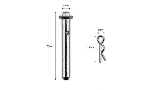 Front brake pad pins - pad, for