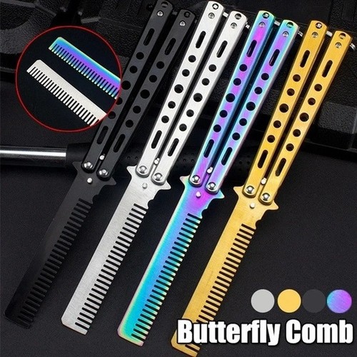 Butterfly black comb - butterfly,