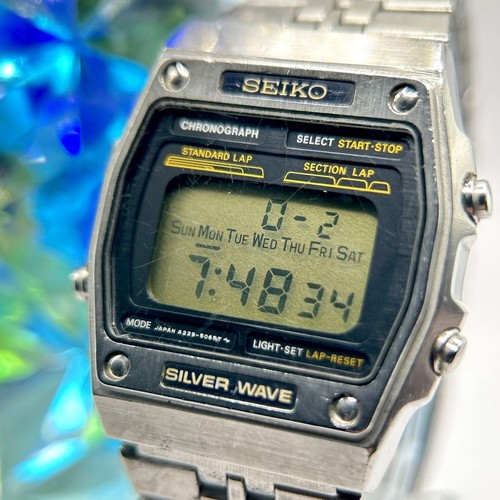 Seiko silver wave men - wave, quartz
