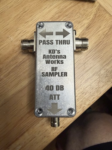 Signal sampler attenuator - rf,