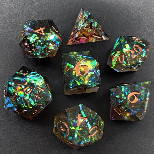 Poly dice set dnd dungeons - set,
