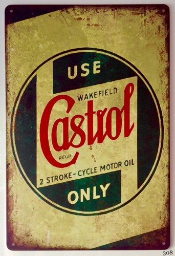 Castrol motor oil retro - motor,