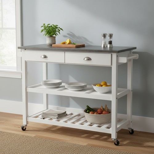Kitchen island rolling - rolling, utility
