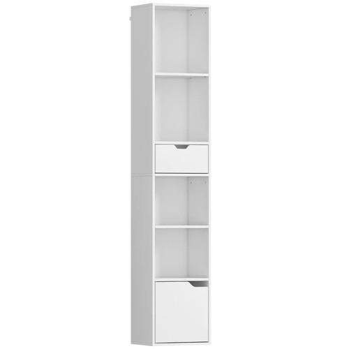Narrow bookshelf with drawer - with,
