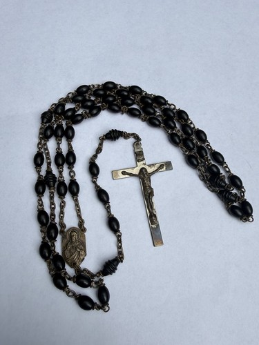 Religious old rosary - , with