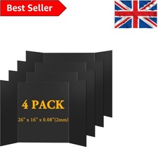 Sturdy Black Tri-Fold Display