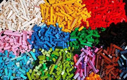Lego wide bricks mixed - bricks,