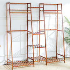 Heavy Duty Wooden Clothes Rail