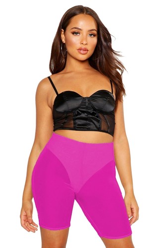 Womens ladies see through mesh - ladies,