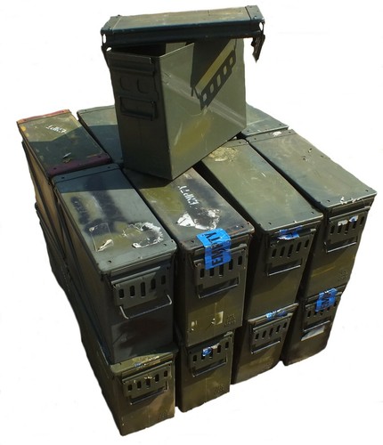 Used metal ammo storage - mm,