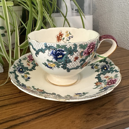 Royal cauldon victoria floral - royal,
