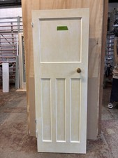 1930s Solid Wood Internal Door Original