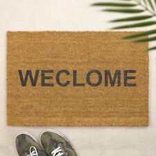 Weclome Brush Door Mat Front Door Mat Custom Printed First Home Couple's Gift