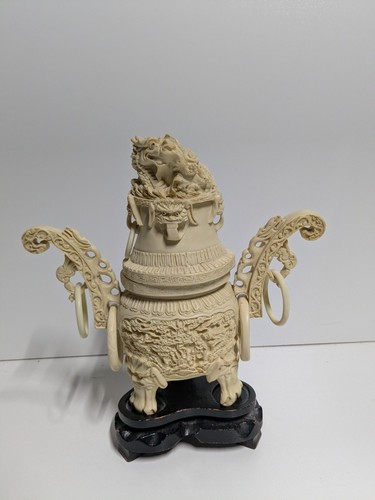Vintage chinese dragon carved - chinese,