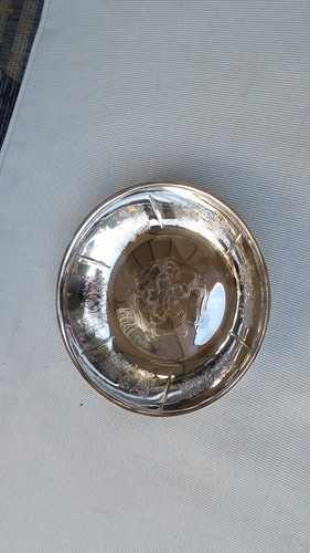 Vintage silver plated trinket - silver,