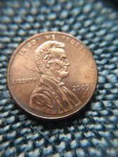 2009 lincoln penny ,sitting