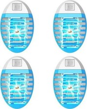 Electric Mosquito Killer Bug Zapper Insect Control Lamp UV Light With Grid 4Pack