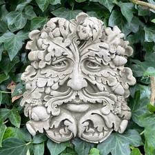 Autumn green man - stone, hanging