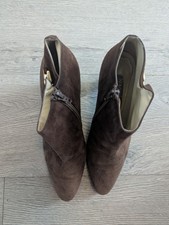 Roland Cartier Women's Shoes Size 4.5 80s Looking In A Brown Suede Great Quality