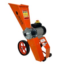 FM4DD-MUL 4hp UK Plug Electric Garden Self-Feeding Wood Chipper Shredder Mulcher