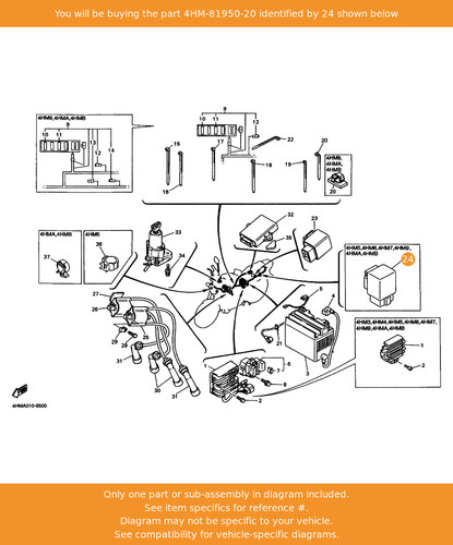 Yamaha relay assy - relay,