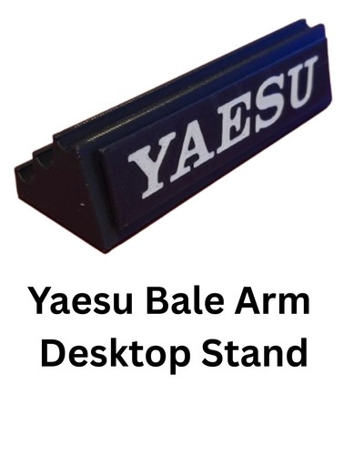 Yaesu stand with - with, logo