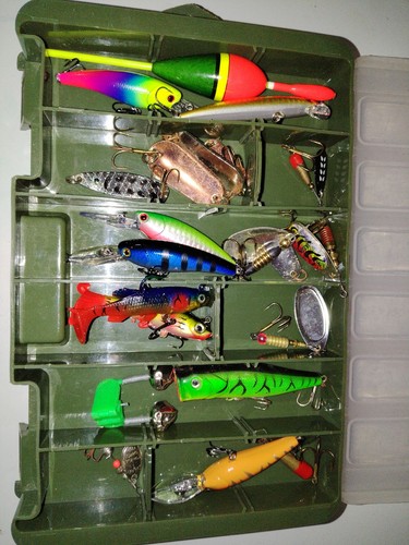 Lure fishing job lot - lot, in