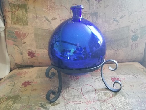 Antique witches ball large