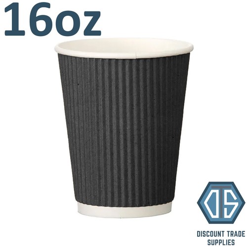 Black triple wall disposable - triple,