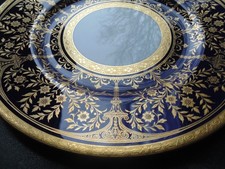 Minton Cobalt Blue & Raised