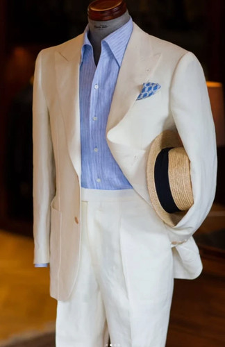 White wedding tuxedo - white, blazer