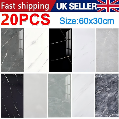 20x marble tiles sticker - marble,
