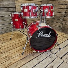 Pearl DLX Professional Drum Kit, Sequoia Red Bop Sizes USED! RKDLX251125