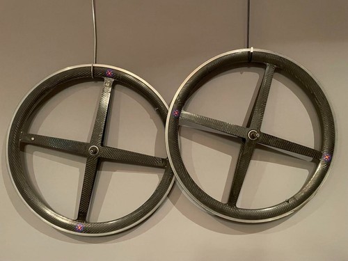 Spinergy wheel front and rear - and,