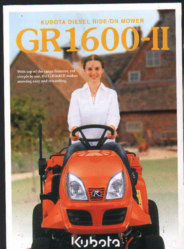 Kubota gr1600 diesel - kubota,