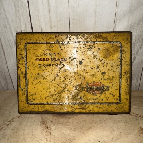 Vintage cigarette tin - vintage,
