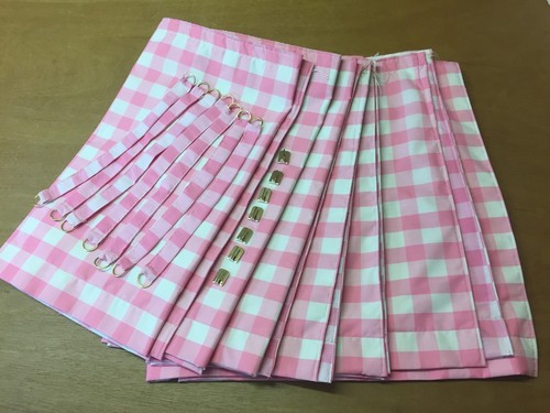 Gingham fabric both sides - fabric,