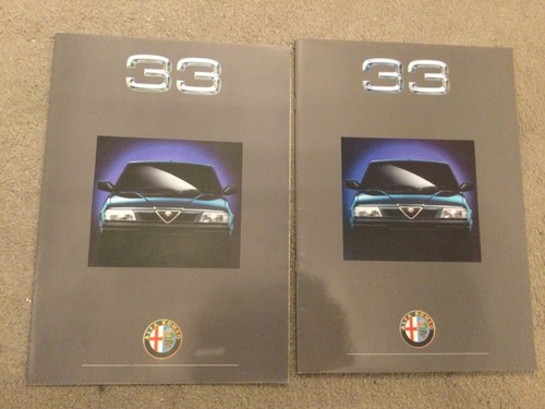 Alfa romeo brochures - romeo, 33