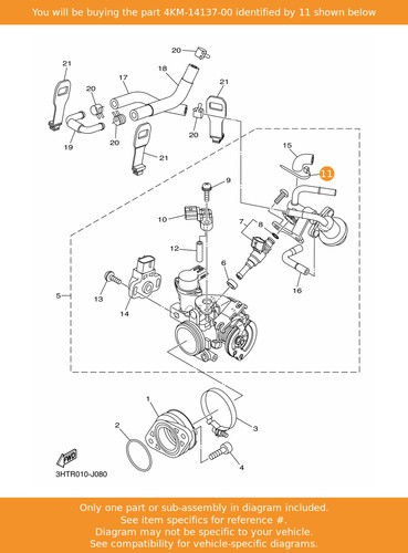 Yamaha clip 4km 14137 oem - yamaha,
