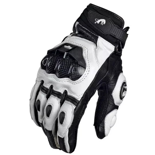 White black motorbike - black,
