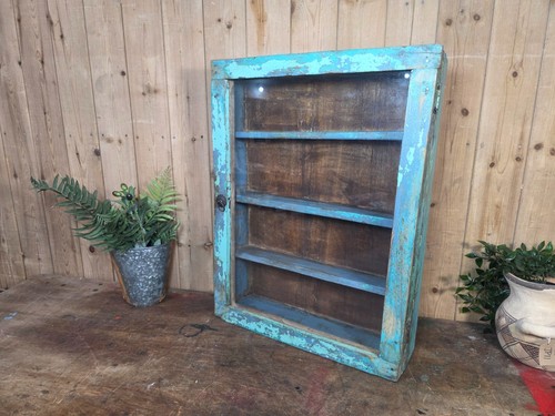 Vintage indian wooden glazed - wooden,