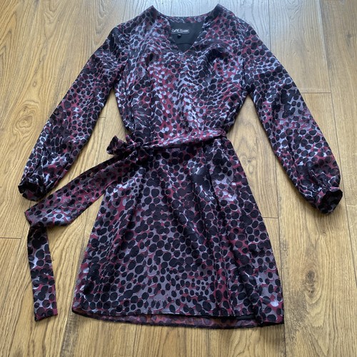 Ossie clark maroon black - ossie,