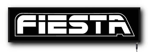 Fiesta badge emblem led - emblem,