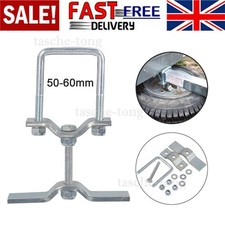 SPARE WHEEL CARRIER BRACKET FOR UNBRAKED TRAILER SPARE WHEEL CLAMP PLATE 50-60MM
