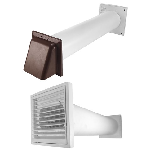 Through wall ventilation kit - through,