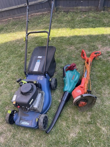 Petrol lawnmower electric - petrol, lawnmower,
