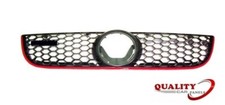 Main Centre Front Bumper Grille With Red Trim VW Polo GTI 2005-2009