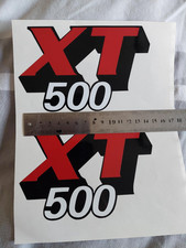 XT500 YAMAHA FUEL TANK DECALS