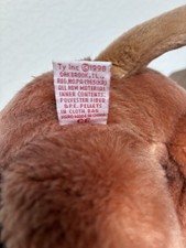 Vintage TY Monkey 1998 Bongo Buddy 14” Beanie Buddies (without ear tag)