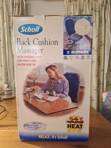 Scholl cushion back massager - scholl,
